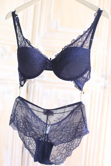 2014 Hot Underwear Set Women Sexy Push Up Bra Sets Lace Padded Lingerie Seamless Panty W093 | Женская одежда