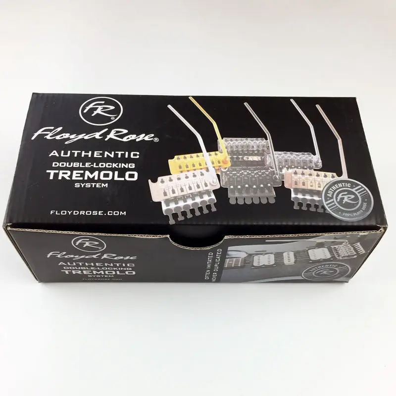 Трехмоло двойной качающийся мост Floyd Rose специальная серия черный Нуар с R2/R3 гайка