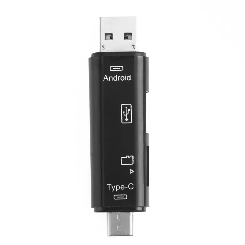 Высокоскоростной считыватель карт Type C Micro USB адаптер для флеш накопителя