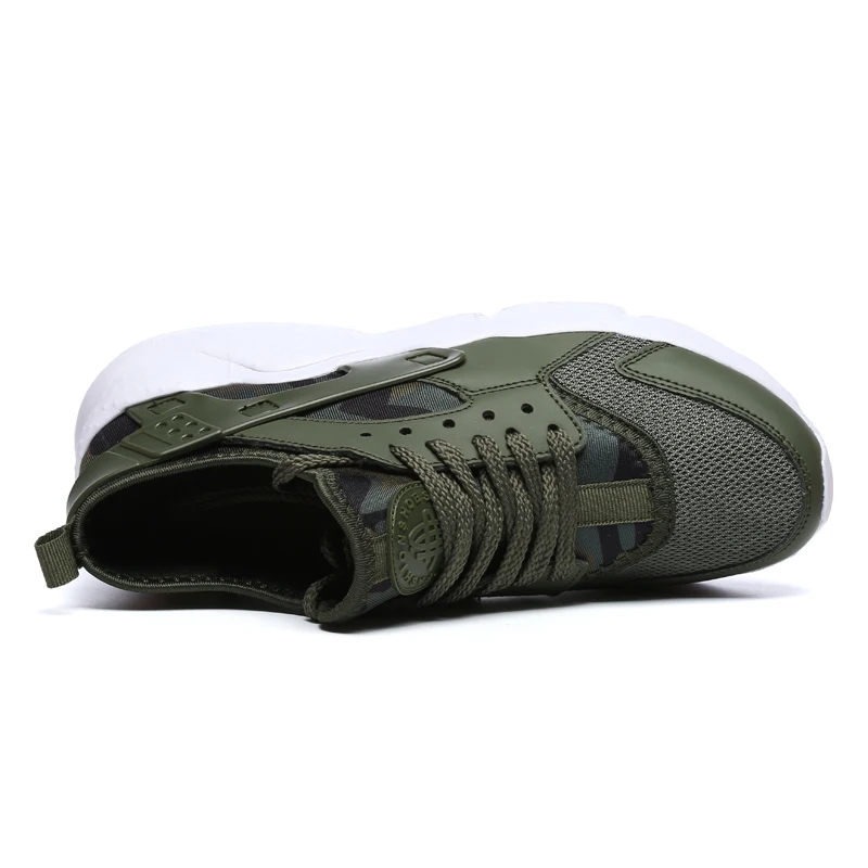 Plus size 36-47 Men Running Shoes Summer Autumn Breathable Mesh Boy arm green Sneakers Male Outdoor Sport Light Trainers | Спорт и
