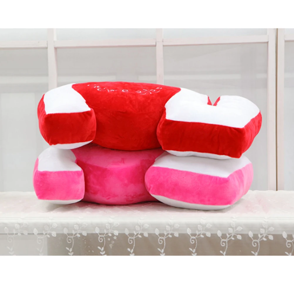 Love Heart Cushion Pillow Red Back Support Valentine'S Day Gift Plush Throw | Дом и сад