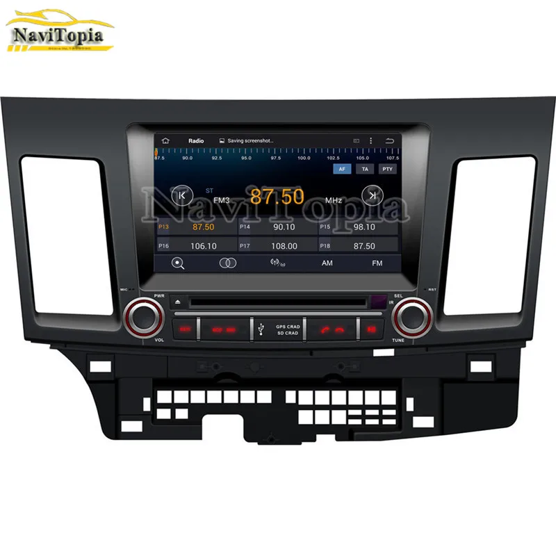 NAVITOPIA 4G ram 64G rom PX6 шесть ядер Android 9 0 автомобильный DVD gps Для Mistubishi Lancer 2007-Для Galant Fortis
