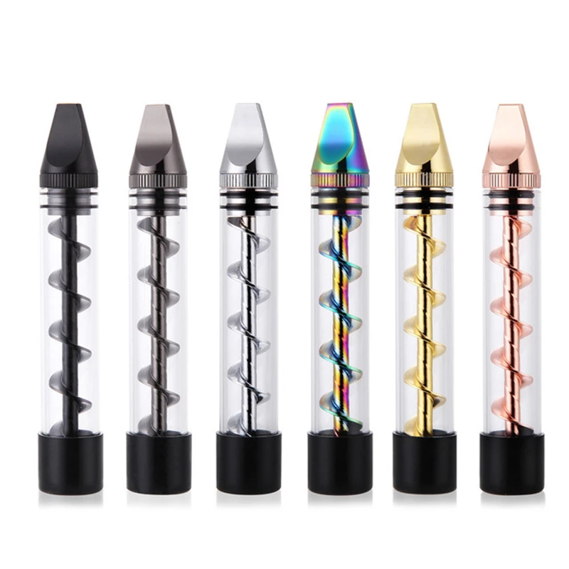 Стеклянная прямая 1 набор Премиум портативная электронная сигарета 7 труба новая