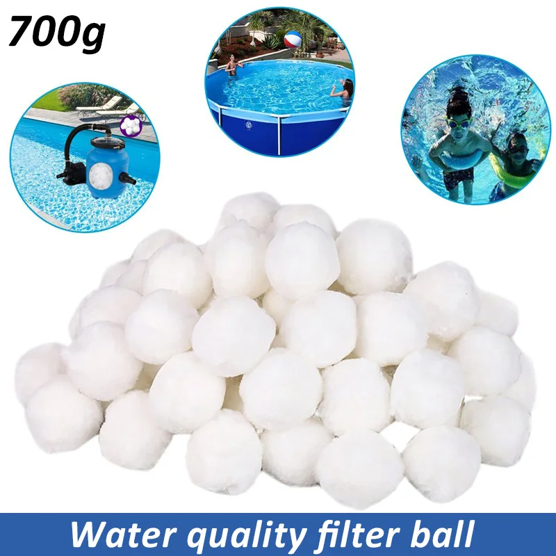 700g Swimming Pool Cleaning Equipment Dedicated Fine Filter Fiber Ball Light Weight High Strength Durable Clean The | Спорт и