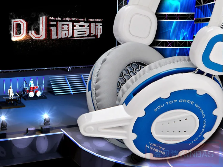 Top NdFeB Element Speakers Surround Game Headset Stereo Bass Gaming Headphones Earphone With Microphone Mic For PC VP T7|headphone brands|headphones