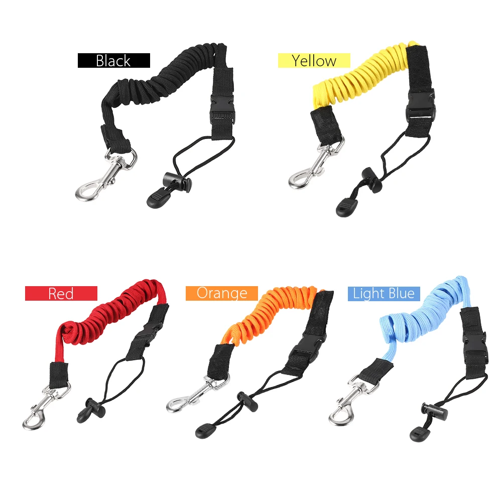

Elastic Paddle Leash Kayak Canoe Safety Fishing Rod Safety Paddle Leash for Kayak Canoe Paddle Fishing Rafting Accessory