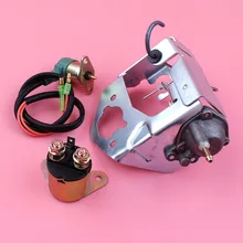 Carburetor Choke Valve Damper Bracket Starter Relay Solenoid Kit For Honda GX390 13HP GX 390 188F Engine Motor Part