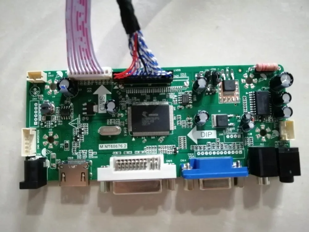 Latumab HDMI+ DVI+ VGA ЖК Lvds плата контроллера драйвер комплект для 1920X1200 LM240WU2(SL)(B1