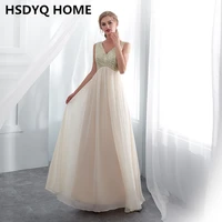 summer dress sleeveless evening prom dresses a line prom evening dress new sequines party gowns 2018