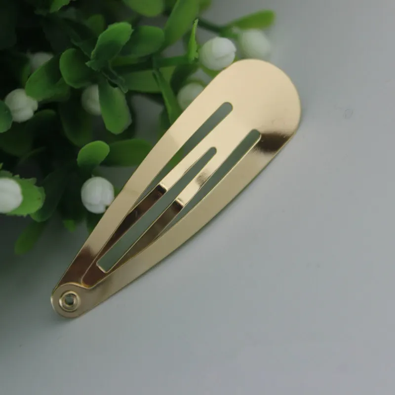 100 шт. 5 см высококачественные золотистые или зажимы для волос|kc gold|gold snap clipsslide clips |