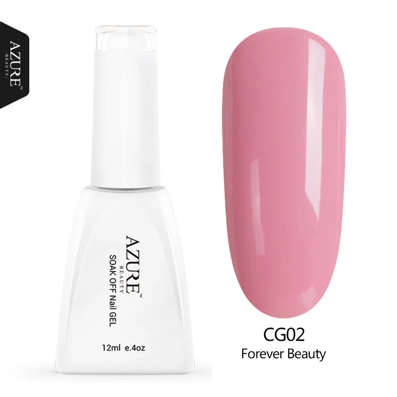 Лазурный красивый модный фиолетовый цвет УФ светодиодный Гель-лак для ногтей 120 цветов Гель-лак для нейл-арта Блестящий УФ-Гель-лак для ногтей - Цвет: CG02