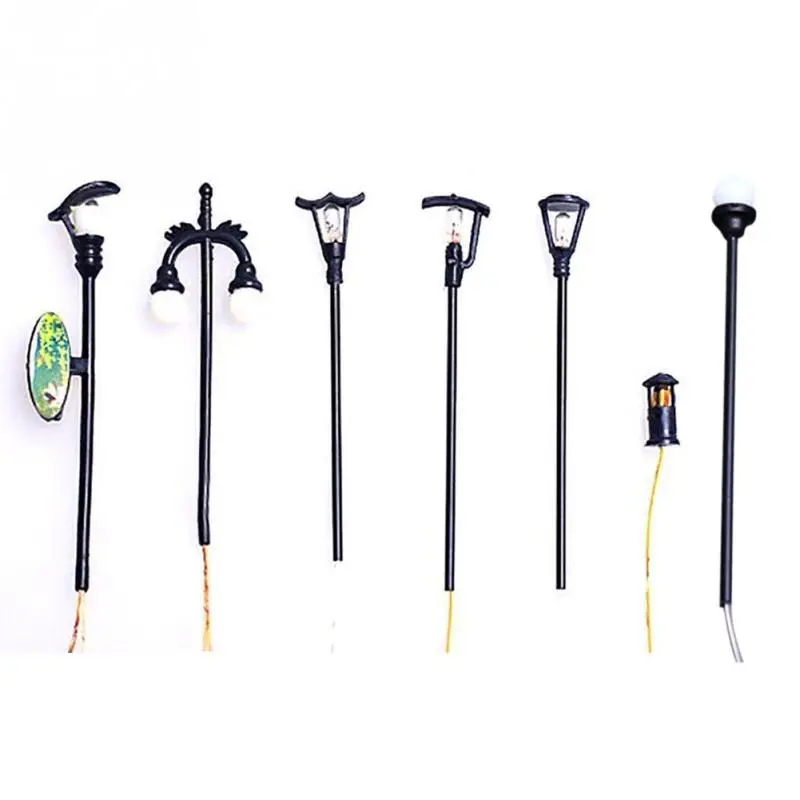 5 шт. мини смолы ремесло уличная лампа свет Миниатюрный Сад Жардин украшение для