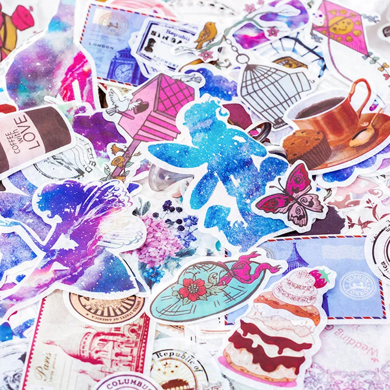 30 шт. милые канцелярские наклейки Kawaii Феи бумажные стикеры для детей DIY