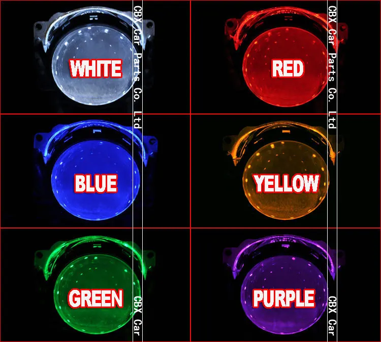 Бесплатная доставка круговой проектор Led Devil Eye Demon для HID объектив проектора 2 5