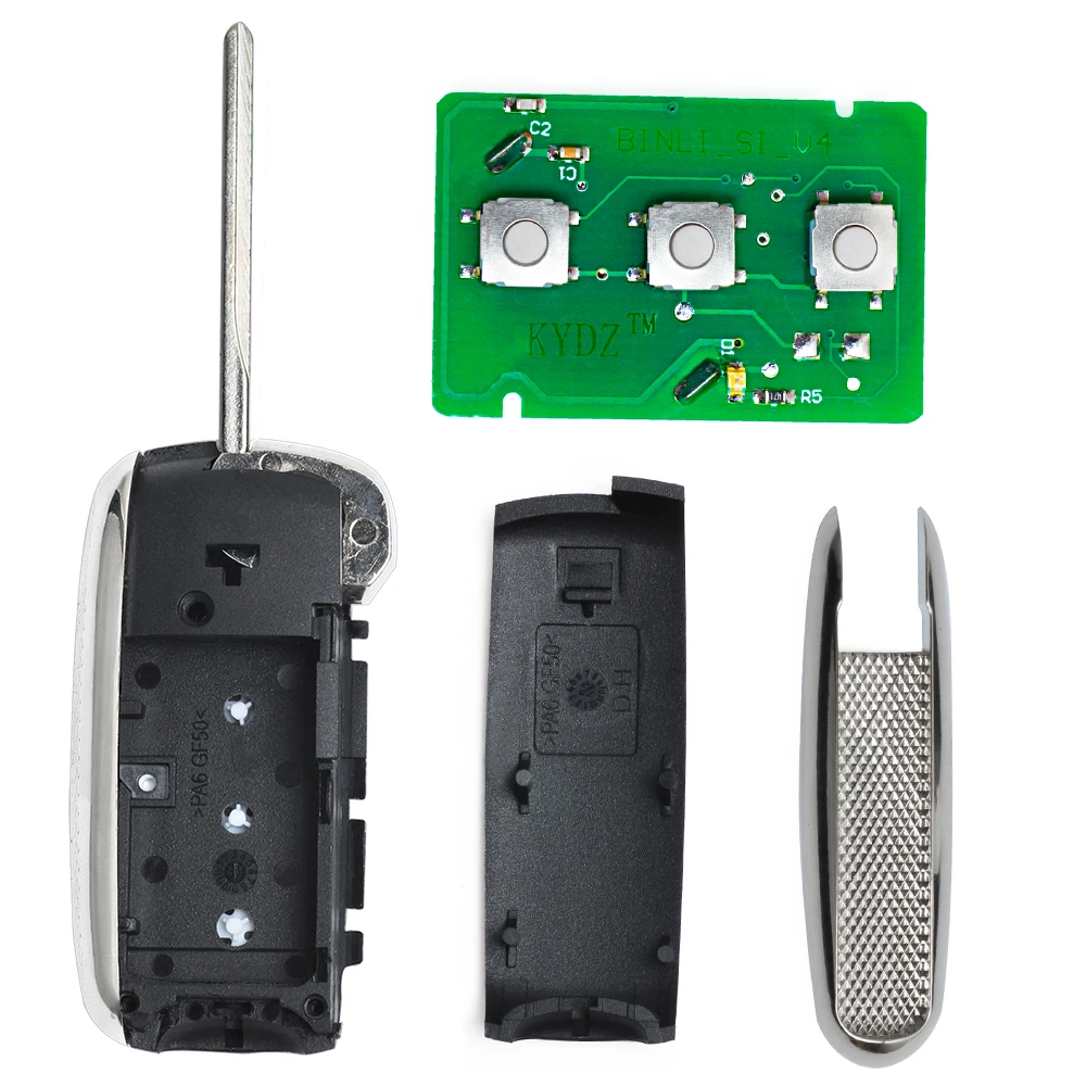 Keyecu Бесплатная программирования обновлен удаленной машине брелок 315/433 мГц ID44 чип