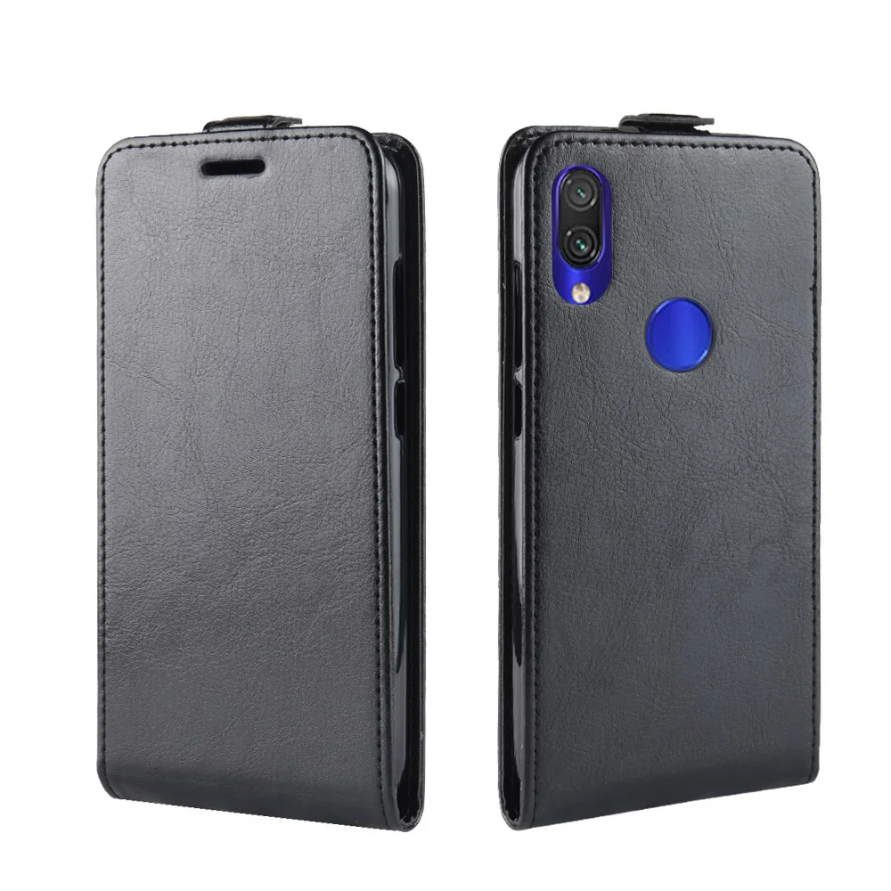 Роскошный флип чехол из искусственной кожи с вертикальным открытием для Xiaomi Redmi 7
