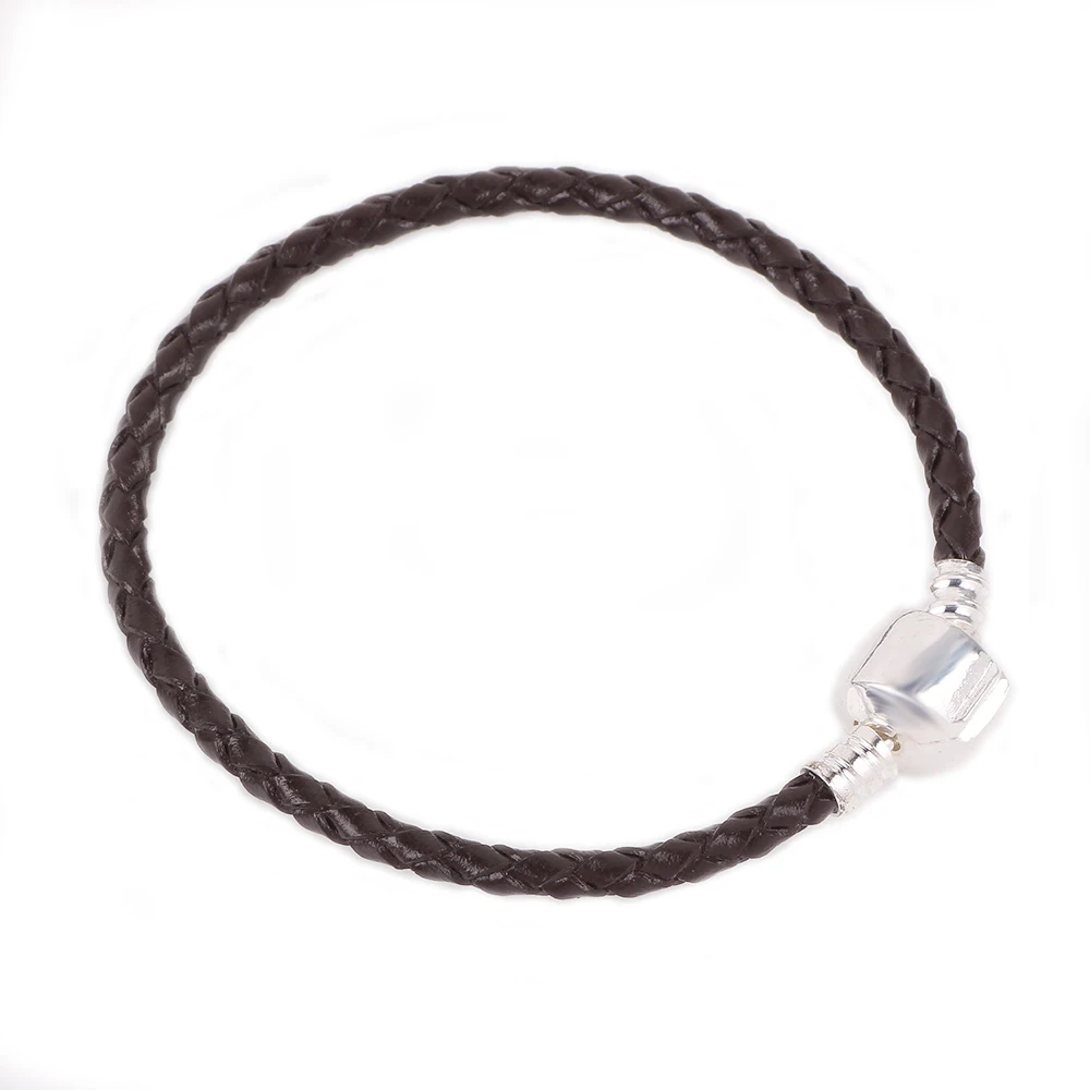 Классический кожаный канат 2PC15 цвета одинарное DIY подходит для женщин и мужчин
