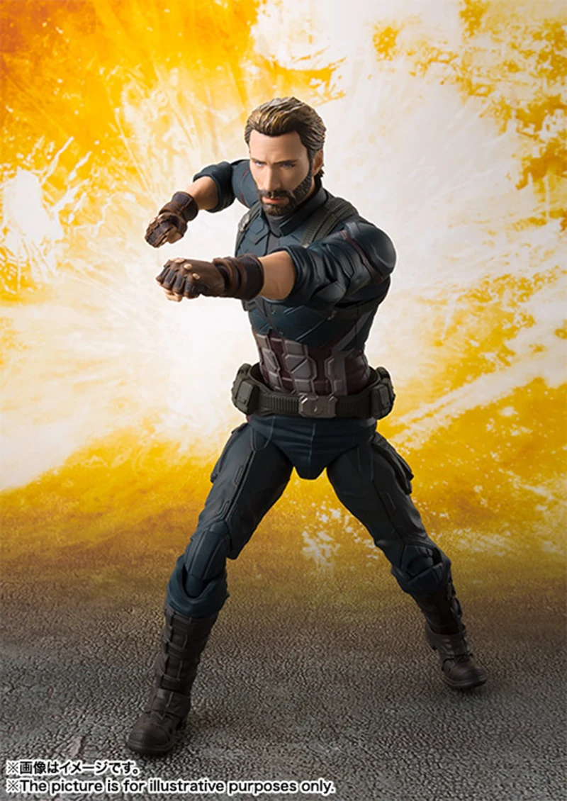 CMT Bandai Tamashii NACES Marvel Conics S. H. Figuarts SHF Капитан Америка (Мстители/Война бесконечности)