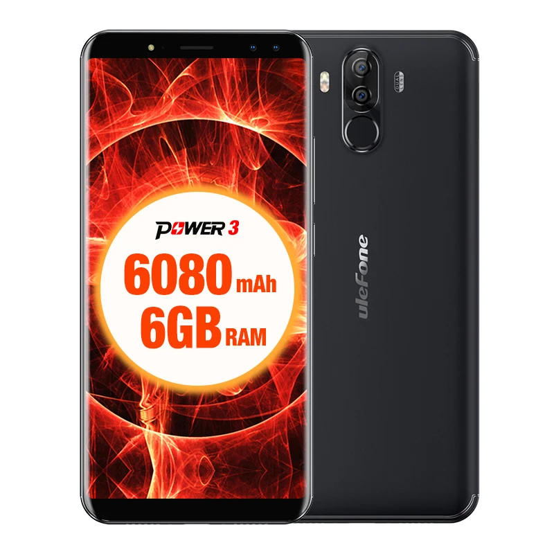 Ulefone Мощность 3 6 0 &quot18:9 Экран мобильного телефона Android 7 1 MT6763 Восьмиядерный ГБ + 64