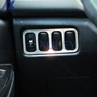 Для Mitsubishi ASX Outlander Sport RVR 2013 - 2017 2018 2019 хромированная противотуманная фара регулировка переключателя панель Крышка отделка украшение