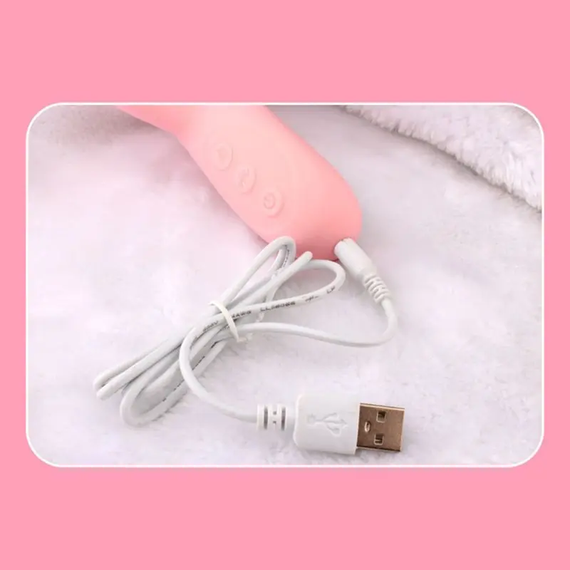 Мультискоростной нагревательный вибратор g точка фаллоимитатор Кролик USB