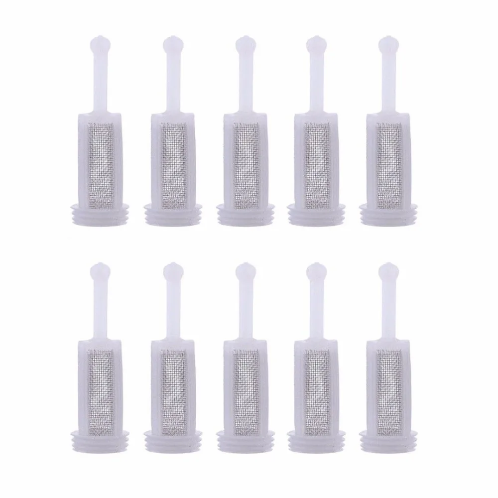WAERTA 10pcs Plastic Spray Filter Gravity Type Spray Gun Pot Diameter 11mm Adapt to the Majority of solvent