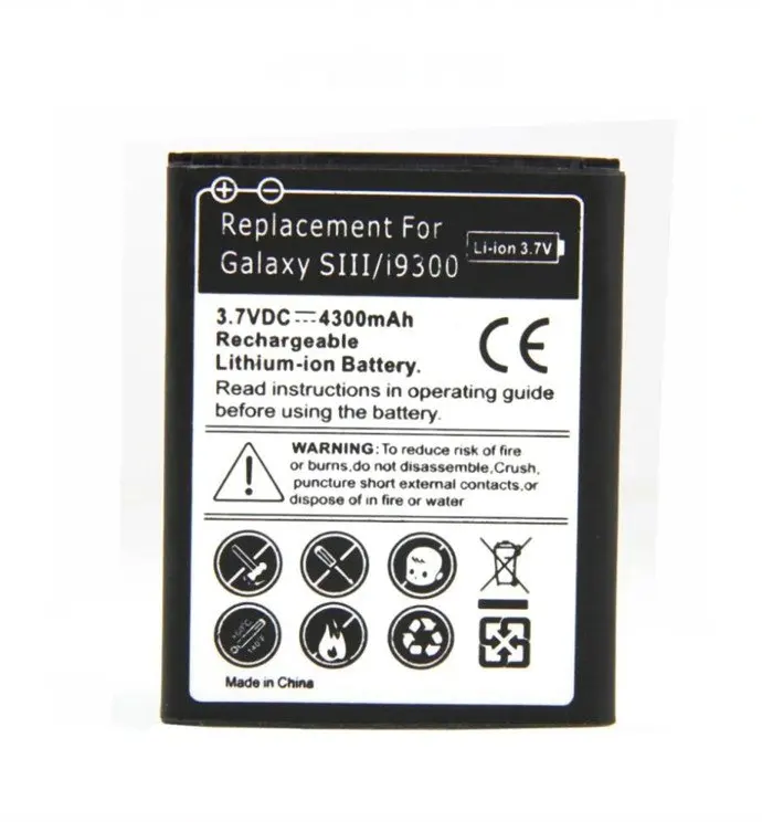 Ciszean 1x4300 мАч удлиненный аккумулятор + задняя крышка для аккумуляторов Samsung Galaxy S3 III