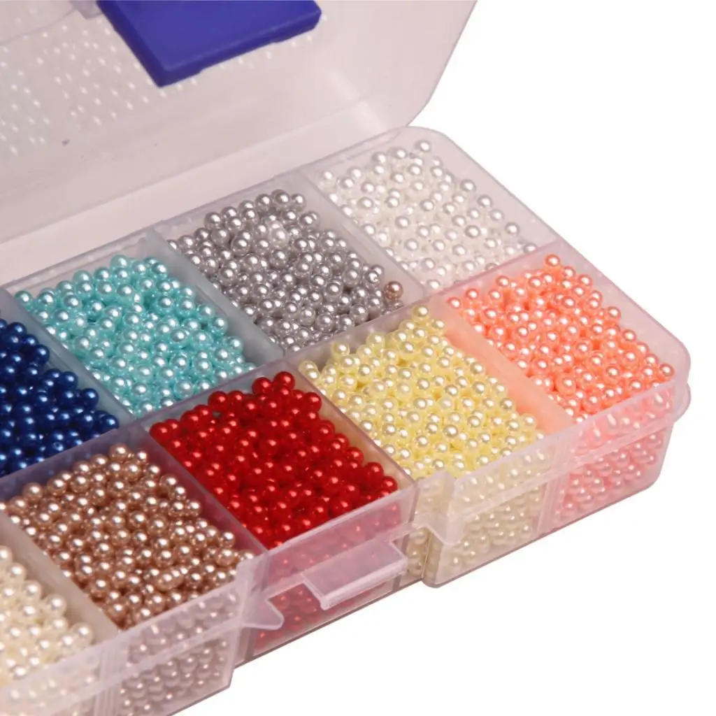 3mm 4mm 5mm 6mm Colored Faux Pearls No Hole ABS Plastic Loose Beads DIY Jewelry Making Craft | Украшения и аксессуары