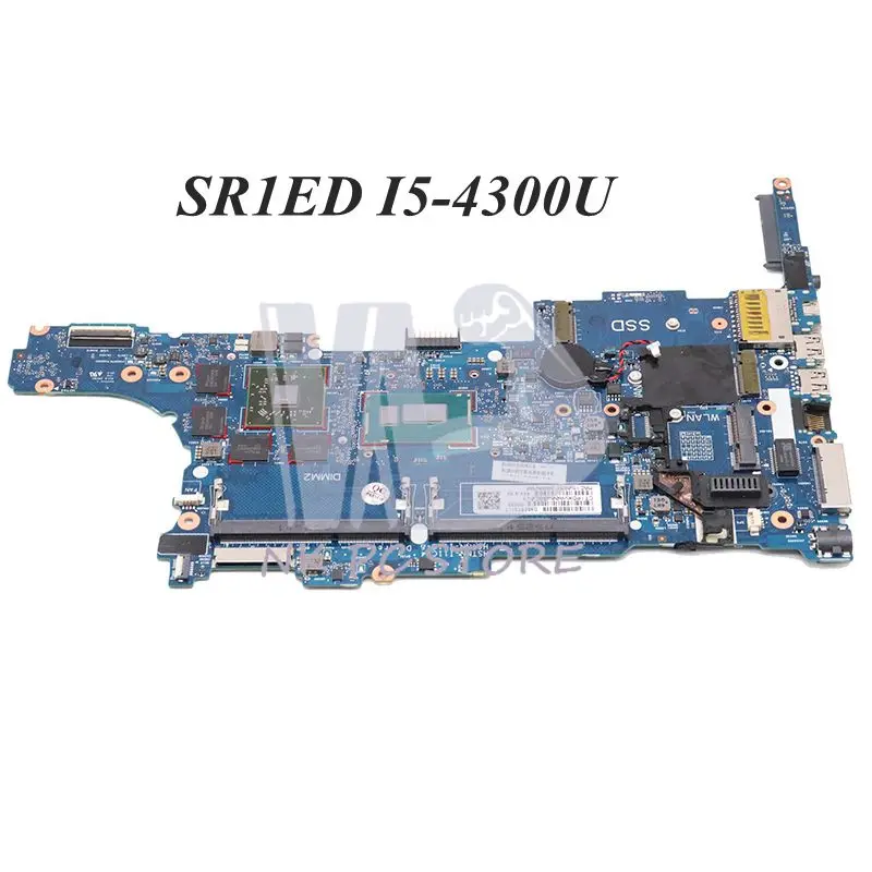 

NOKOTION For HP Elitebook 840 G1 850 G1 laptop motherboard SR1ED I5-4300U 730804-001 730804-601 730804-501 6050A2559101-MB-A03