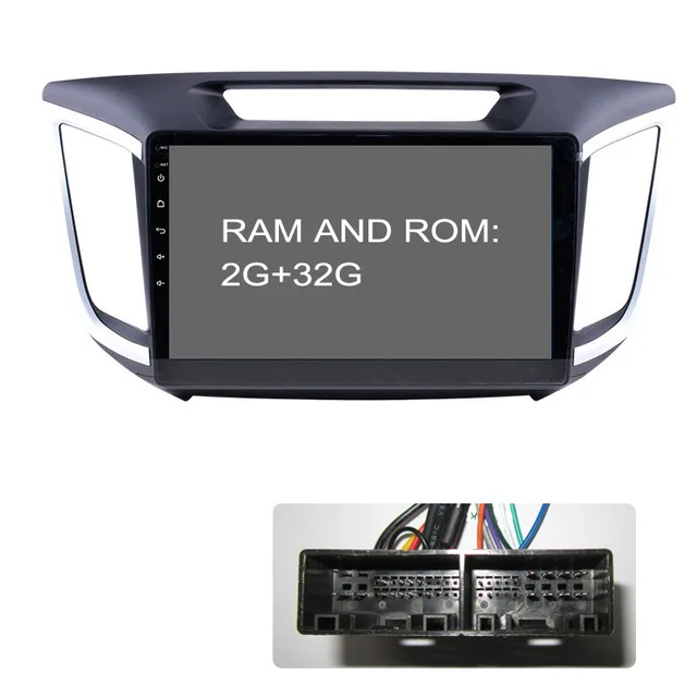 2gb ram X 32gb rom 10," супер тонкий сенсорный экран Android 8,1 радио gps навигация для hyundai Creta IX25- стерео система с Bluetooth - Цвет: 2gb ram X 32gb rom