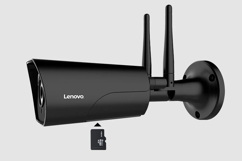 LENOVO dual antenna IP camera ONVIF 1080P Outdoor Waterproof CCTV Camera HD Night Vision Wifi Wireless Surveillance camera
