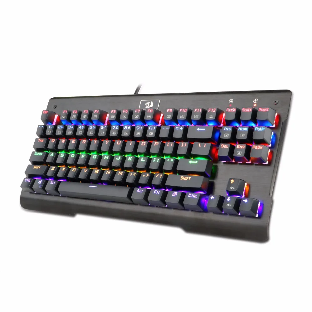 Механическая клавиатура Redragon K561 TKL 87 Keys 7 цветов светодиодный с подсветкой