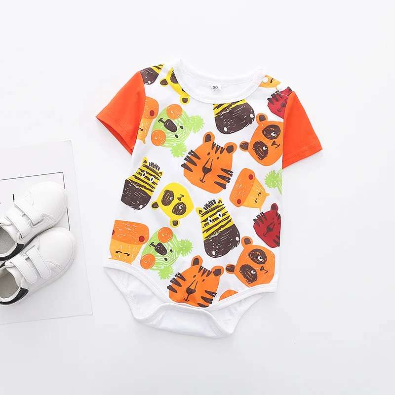 Baby Bodysuits Cotton Boy Clothes Infant Short Sleeve Jumpsuit Body for Babies Newborns Clothing DS9 | Детская одежда и обувь