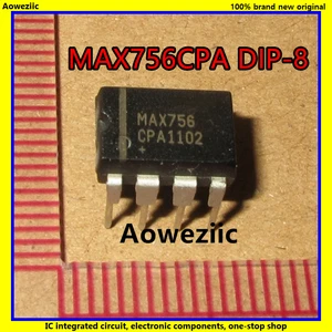 2Pcs/Lot MAX756CPA MAX756 DIP-8 3.3V/5V/Adjustable- Output,  Step-Up DC-DC Converters New Original Product