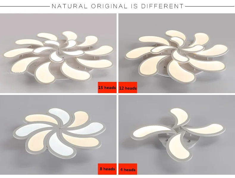 Бесплатная доставка светодиодный светильник в цветочном стиле для гостиной