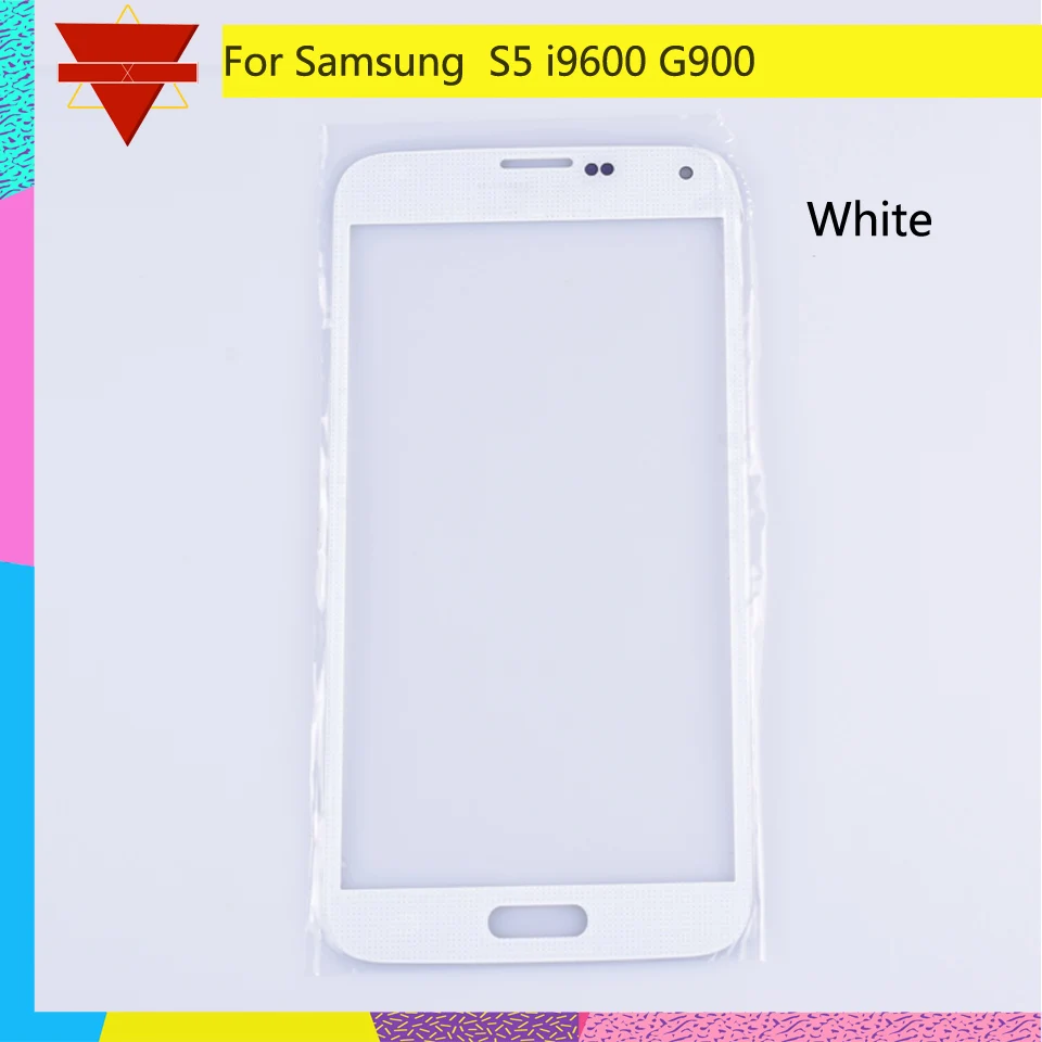 Для Samsung Galaxy S5 I9600 G900F G900H G900A G900 SM-G900F сенсорный экран передняя стеклянная панель