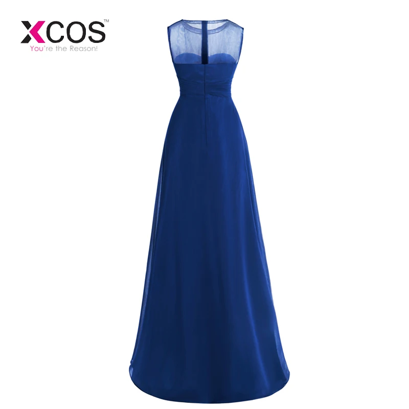 Элегантное платье подружки невесты кораллового цвета длинное 2019 Дешевое