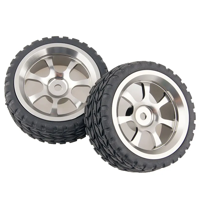 4 шт./компл. Run Flat RC Car Black Rubber Tyre Wheel Tire meta wheel для 1/10 On Road HSP Tamiya HPI Kyosho запчасти 1/10|tire
