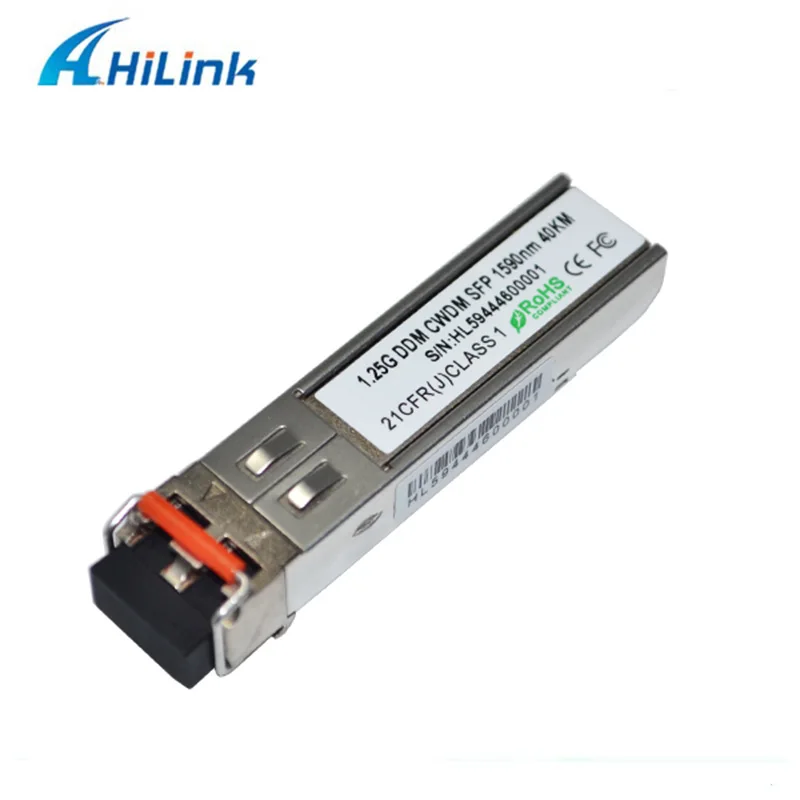 5 шт/10 шт в партии! 1 25G DDM SFP CWDM передатчик 40 км 1570nm Dual LC SMF|Оптоволоконное