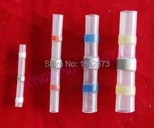 

Freeshipping 60pcs Soldering tin terminal splice26-10AWG(0.25-6) square cable heat shrink terminal