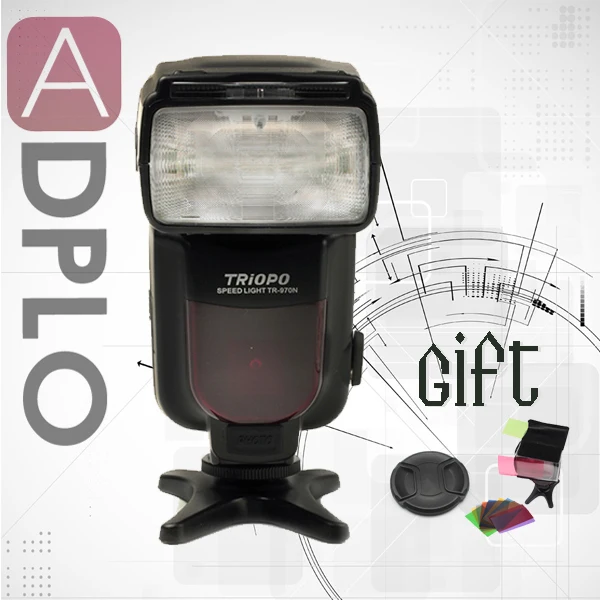 Купите 1 и получите 2 подарка! Triopo TR-970 подходит для Nikon D7100 D5300 Df D5200 D3100 D90 D800 D600 |