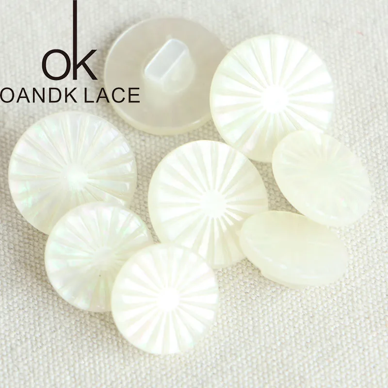 15mm 20pcs 10-18 мм 20 шт круглая оболочка Кнопка рубашка Кнопка DIY Ручная кнопка белый рис, кофе - Цвет: 15mm 20pcs