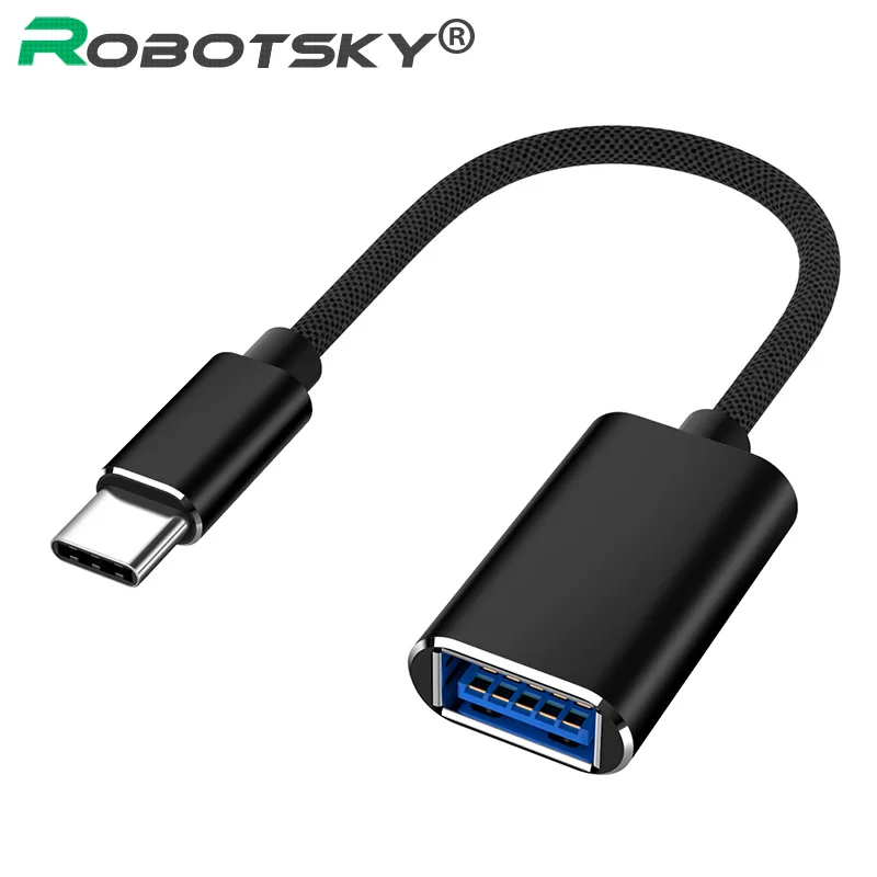 USB 2 0 OTG кабель Type C быстрая скорость переходник с папа на мама Кабель адаптер для