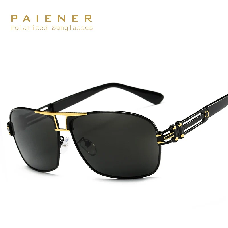 Мужские солнцезащитные очки в стиле милитари с антибликовым покрытием |