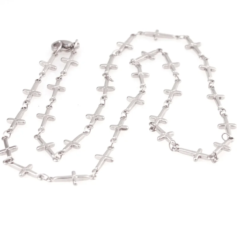 Aiovlo 50 см цепочка из нержавеющей стали с дельфином и сердечком аксессуары для