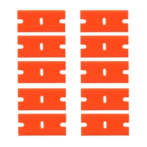 10 шт.лот инструменты для очистки остатков клея пластиковых лезвий для зеркального жк-экрана скребок для удаления уф клея (без ручки)