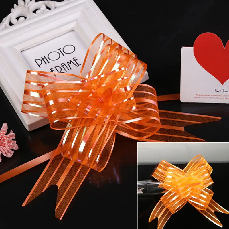 10 шт./лот ручная вытягивающая дверь автомобиля цветочное украшение бант гирлянда