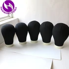 HARMONY цельнокроеное платье 24 дюйма холст блок манекен головы для парик изготовления поли манекен холст пенопластовый блок голова (белый, черный)