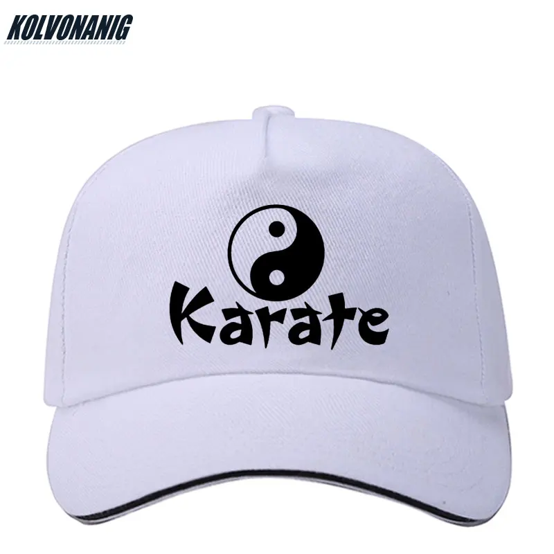 

2019 Summer Yin Yang Gossip Karate Novelty Printed Baseball Caps Cotton Female Sun Cap Black Snapback Fashion Hats For Men&Women