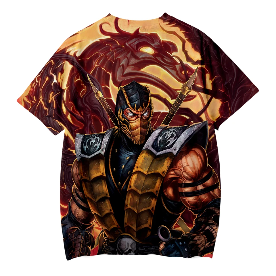 Children's t-shirt Mortal Kombat 11 t shirt 3d Games Print Tee Shirt wear Fashion Cool and comfortable tshirt for the kids